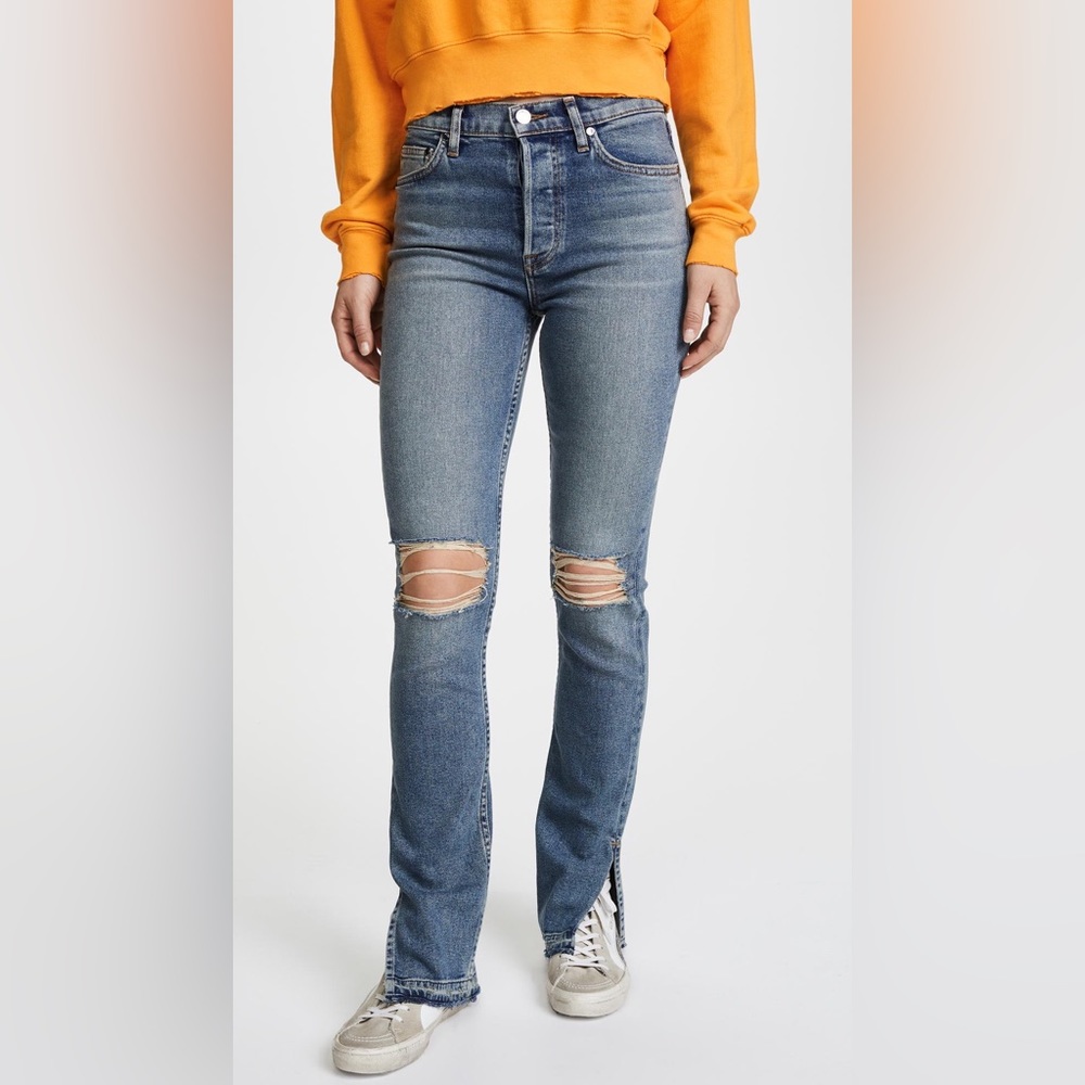 COTTON CITIZEN NWT High Split Jean 28